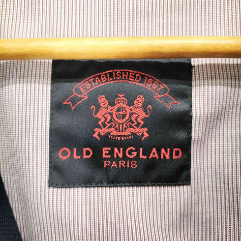 オールドイングランド OLD ENGLAND ステンカラージップハーフコート メンズ JPN:48