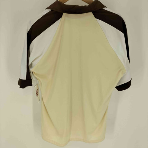 70S MADE IN California スイッチングカラー ラグランスリーブ 開襟 オープンカラー シャツ メンズ