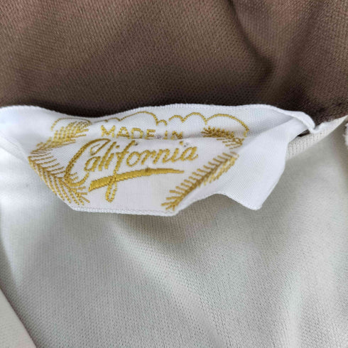 70S MADE IN California スイッチングカラー ラグランスリーブ 開襟 オープンカラー シャツ メンズ