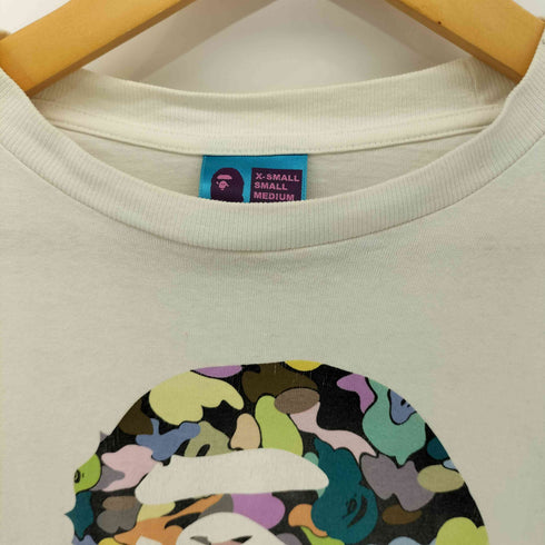 ベイプ BAPE プリントクルーネックTシャツ メンズ JPN:L