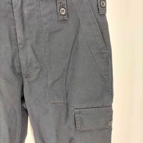 ブリティッシュアーミー BRITISH ARMY 90S Lightweight Black Trousers ライトウエイト ブラック トラウザーズ カーゴパンツ 1999年製 メンズ 80/80/96