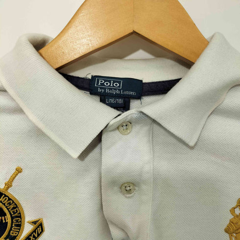 ポロバイラルフローレン Polo by RALPH LAUREN ビッグポニー刺繍ポロシャツ メンズ import:L
