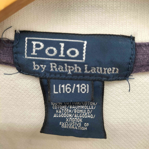 ポロバイラルフローレン Polo by RALPH LAUREN ビッグポニー刺繍ポロシャツ メンズ import:L