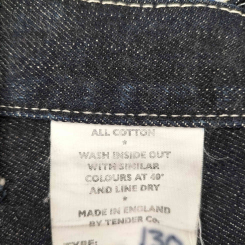 テンダー TENDER Co 130 TYPE 130 UNBORN INDIGO/TAPERED JEANS メンズ JPN:2