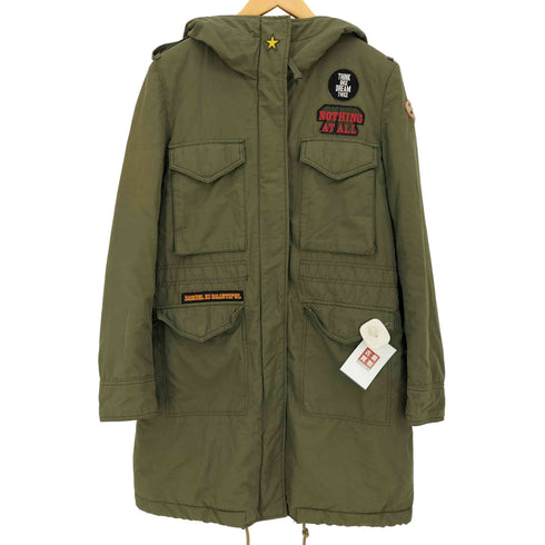 ディーゼル DIESEL 00s SUPERIOR PROTECTION TYPE N.78 ワッペン 中綿モッズコート レディース import:S