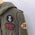 ディーゼル DIESEL 00s SUPERIOR PROTECTION TYPE N.78 ワッペン 中綿モッズコート レディース import:S