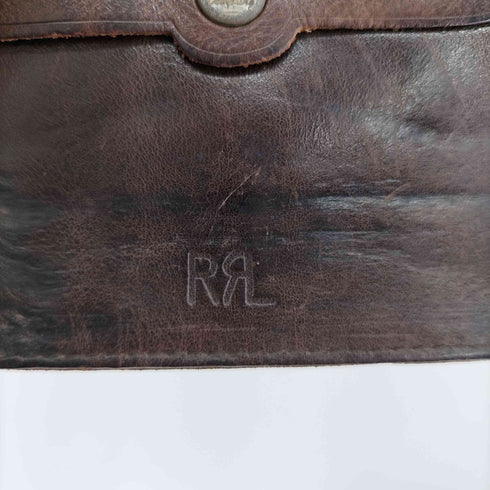 ダブルアールエルラルフローレン RRL RALPH LAUREN コンチョウォレット レザー 二つ折り財布 メンズ