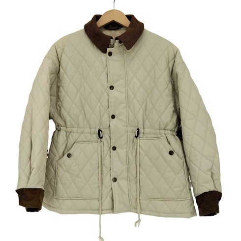 JUGLANS コーデュロイ襟キルティングジャケット レディース JPN:M