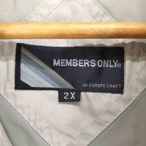 メンバーズオンリー MEMBERS ONLY 襟ベルトスタンドカラージップアップブルゾン メンズ 2X