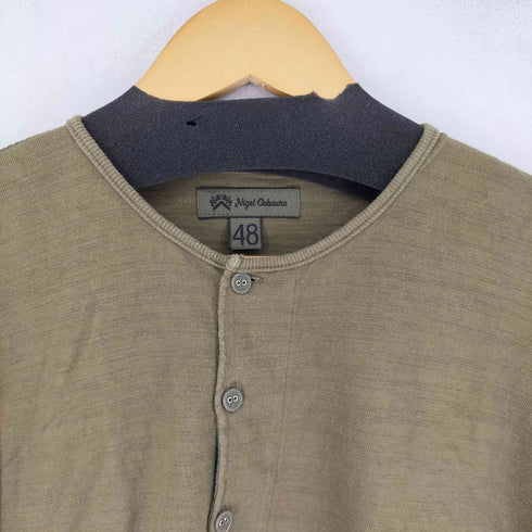 ナイジェルケーボン NIGEL CABOURN 50s コットン ヘンリーネック シャツ メンズ 48