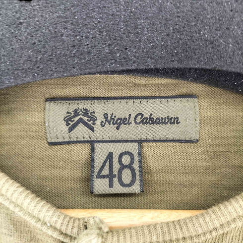 ナイジェルケーボン NIGEL CABOURN 50s コットン ヘンリーネック シャツ メンズ 48