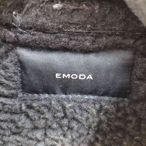エモダ EMODA ショートフェイクムートンブルゾン レディース FREE