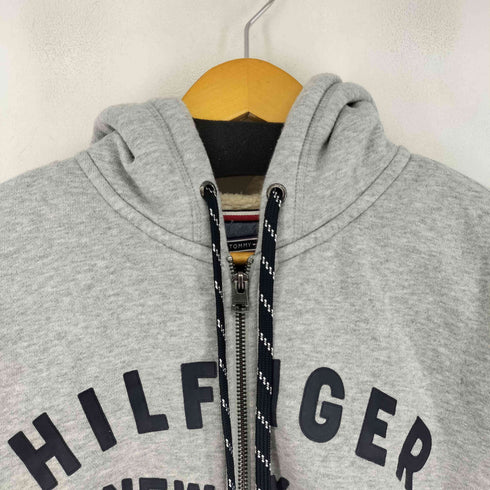 トミーヒルフィガー TOMMY HILFIGER ロゴジップアップパーカ 裏ボア メンズ JPN:XL