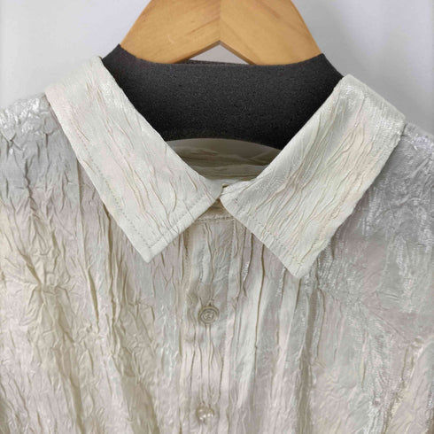 UNI A ANグリッターシャツ シワ加工 L/S シャツ メンズ R2