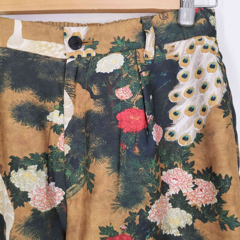 アンドエルシー &ellecy 白孔雀 1タックパンツ レディース JPN:M