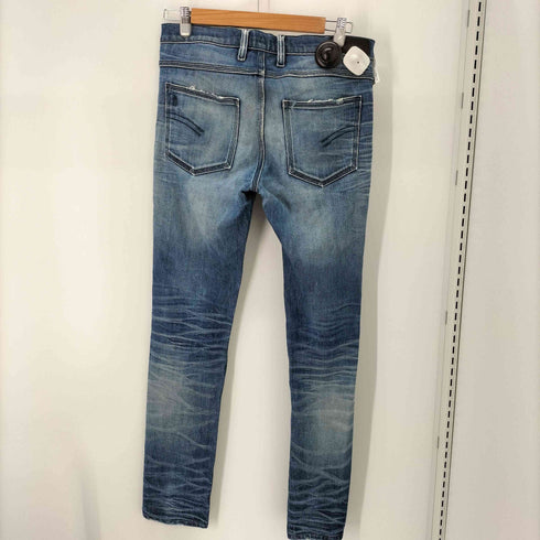 ニールバレット NEIL BARRETT ダメージ加工スキニーデニムパンツ メンズ 31