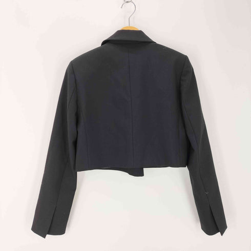 ザラ ZARA クロップド ダブルブレスト ブレザー レディース import:S