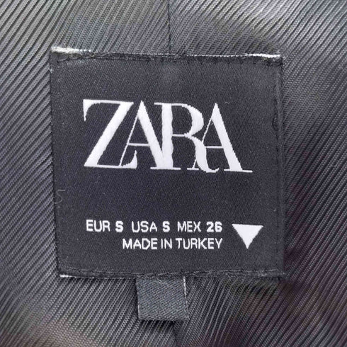 ザラ ZARA クロップド ダブルブレスト ブレザー レディース import:S