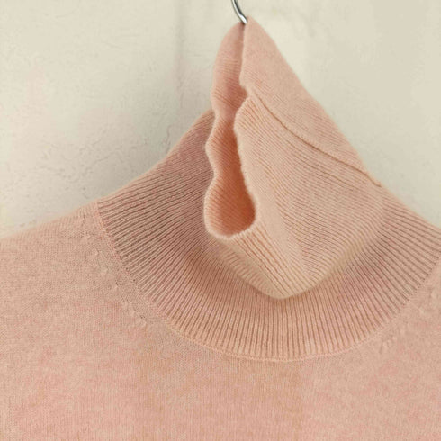 レリアン Leilian MISTER NIC イタリア製 S/S カシミヤ タートルネックニット レディース 44