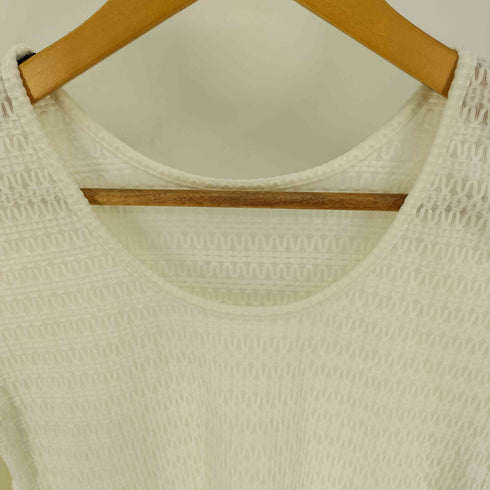 グレースコンチネンタル GRACE CONTINENTAL 23AW 総柄 ジャガード シアー カットソー レディース JPN:36