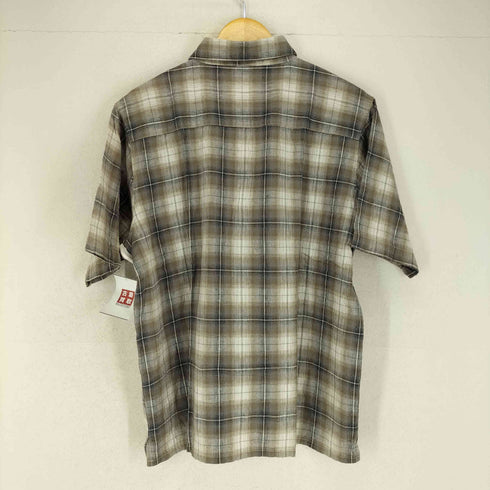 ジョージズ GEORGE LINEN BLEND ボックスチェックシャツ メンズ JPN:L