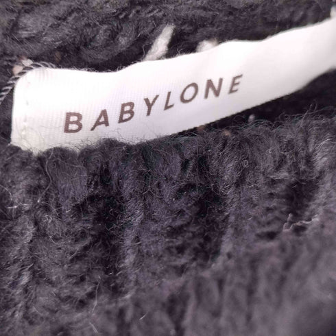 バビロン BABYLONE ローゲージ クロップドニット レディース JPN:38