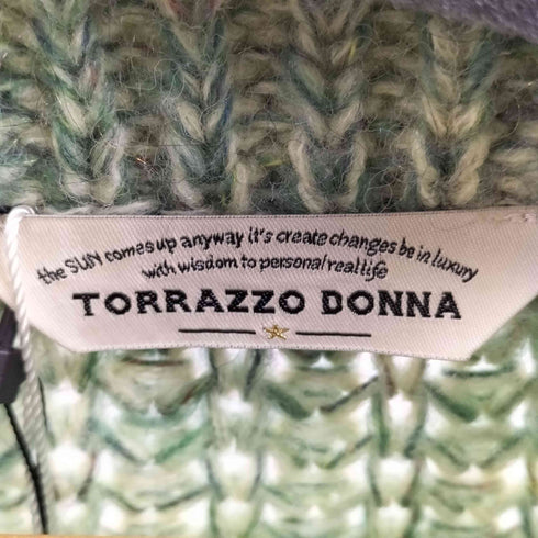 トラッゾドンナ Torrazzo Donna モヘア混ケーブルニット レディース