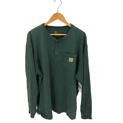 カーハート Carhartt ヘンリーネックL/S Tシャツ メンズ import:XL
