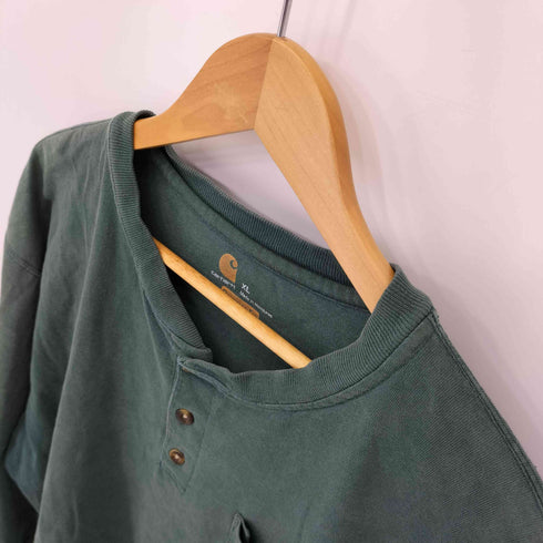 カーハート Carhartt ヘンリーネックL/S Tシャツ メンズ import:XL
