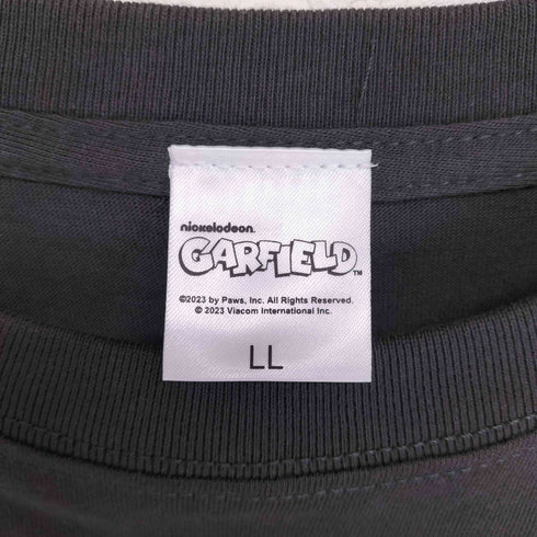GARFIELD キャラクタープリントクルーネック L/S TEE メンズ LL