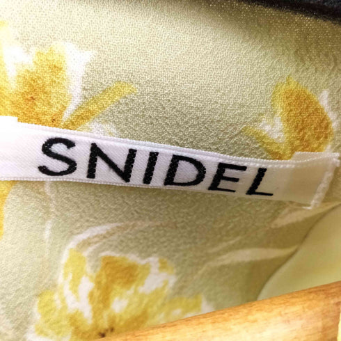 スナイデル snidel パフスリーブプリントIラインOP レディース JPN:0