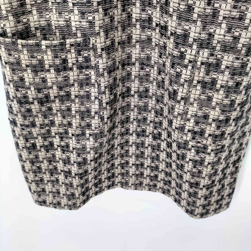 アナトリエ anatelier ビジューデザイン L/S ツイードワンピース レディース JPN:38