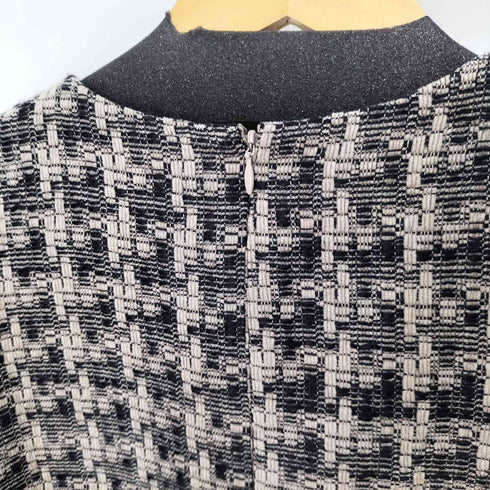 アナトリエ anatelier ビジューデザイン L/S ツイードワンピース レディース JPN:38