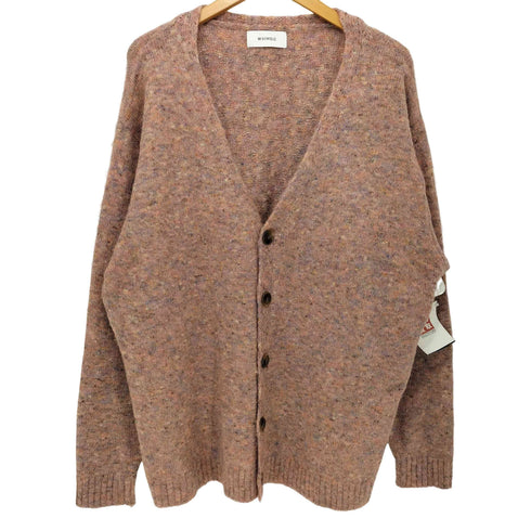 WHIMSIC 2023AW ミックスシャギーニット カーディガン メンズ FREE