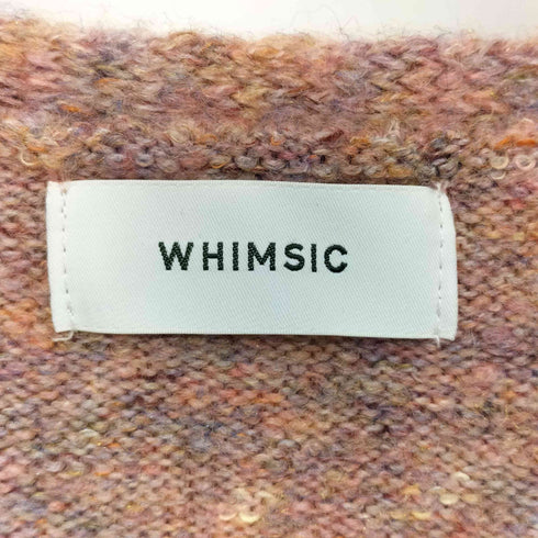 WHIMSIC 2023AW ミックスシャギーニット カーディガン メンズ FREE