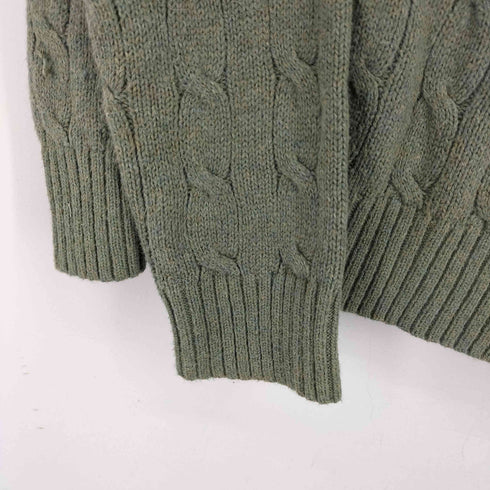 ポロラルフローレン POLO RALPH LAUREN ポニー刺繍 編み込みニット メンズ JPN:S