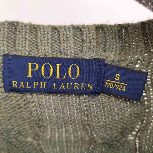 ポロラルフローレン POLO RALPH LAUREN ポニー刺繍 編み込みニット メンズ JPN:S