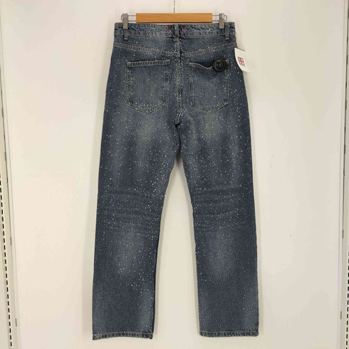 ザラ ZARA ラインストーンデニムパンツ メンズ USA6