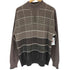 ピュア カシミヤ pure cashmere カシミヤ100 チェック柄ハーフジップニット メンズ import:L