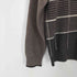 ピュア カシミヤ pure cashmere カシミヤ100 チェック柄ハーフジップニット メンズ import:L