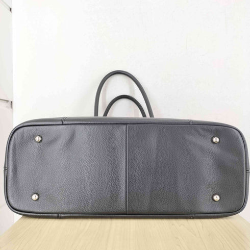 バーニーズニューヨーク BARNEYS NEWYORK シボ革 レザートートバッグ メンズ