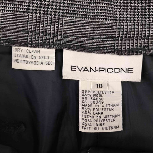 EVAN-PICONE チェックテーパードスラックス メンズ 10