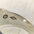 on the sunny side of the street Silver × Buffalo Horn Signet Ring (Natural Mix) メンズ 15