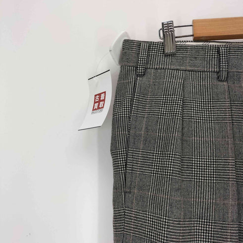 バーバリーロンドン BURBERRY LONDON ウールチェックスラックス メンズ W88