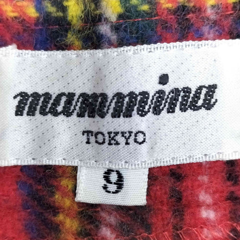 タータンチェック ウール ワイドハーフパンツ レディース 9