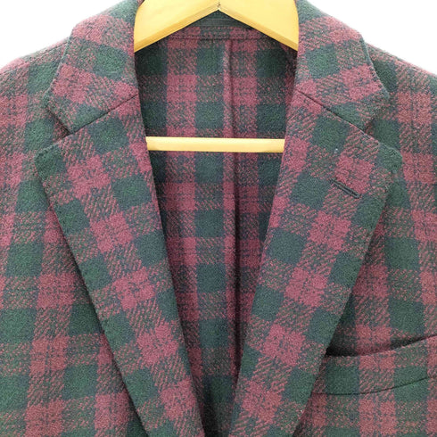 マッキントッシュフィロソフィー MACKINTOSH PHILOSOPHY ウール混チェック柄テーラードジャケット メンズ 40R