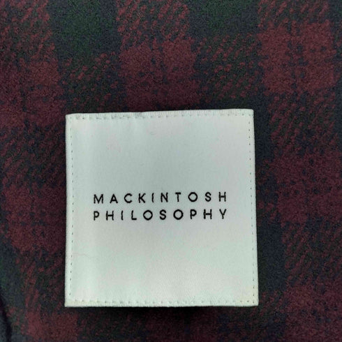 マッキントッシュフィロソフィー MACKINTOSH PHILOSOPHY ウール混チェック柄テーラードジャケット メンズ 40R