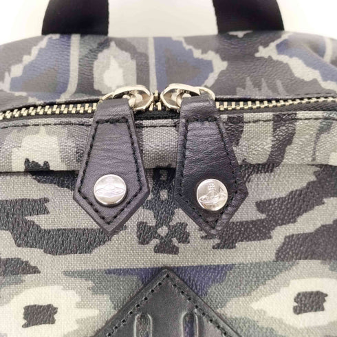 ヴィヴィアンウエストウッド Vivienne Westwood ORBプリント オルテガ柄 バックアップ メンズ