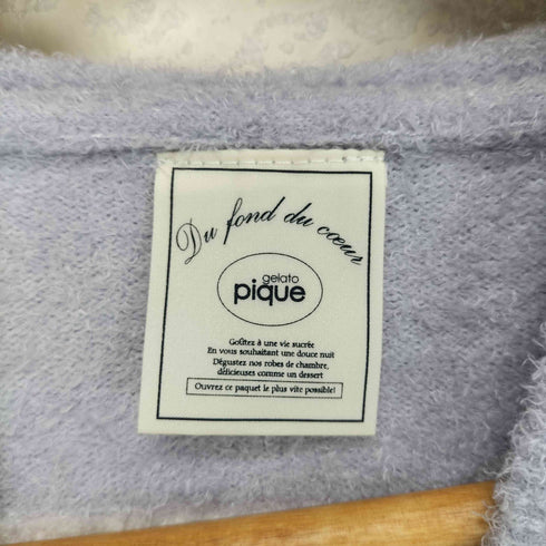 ジェラートピケ gelato pique 24AW スムーズィー2ボーダーパーカ レディース ONE SIZE