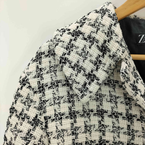 ザラ ZARA TEXTURED WEAVE JACKET レディース import:S